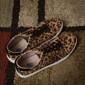 NWOT Leopard Print Sneakers